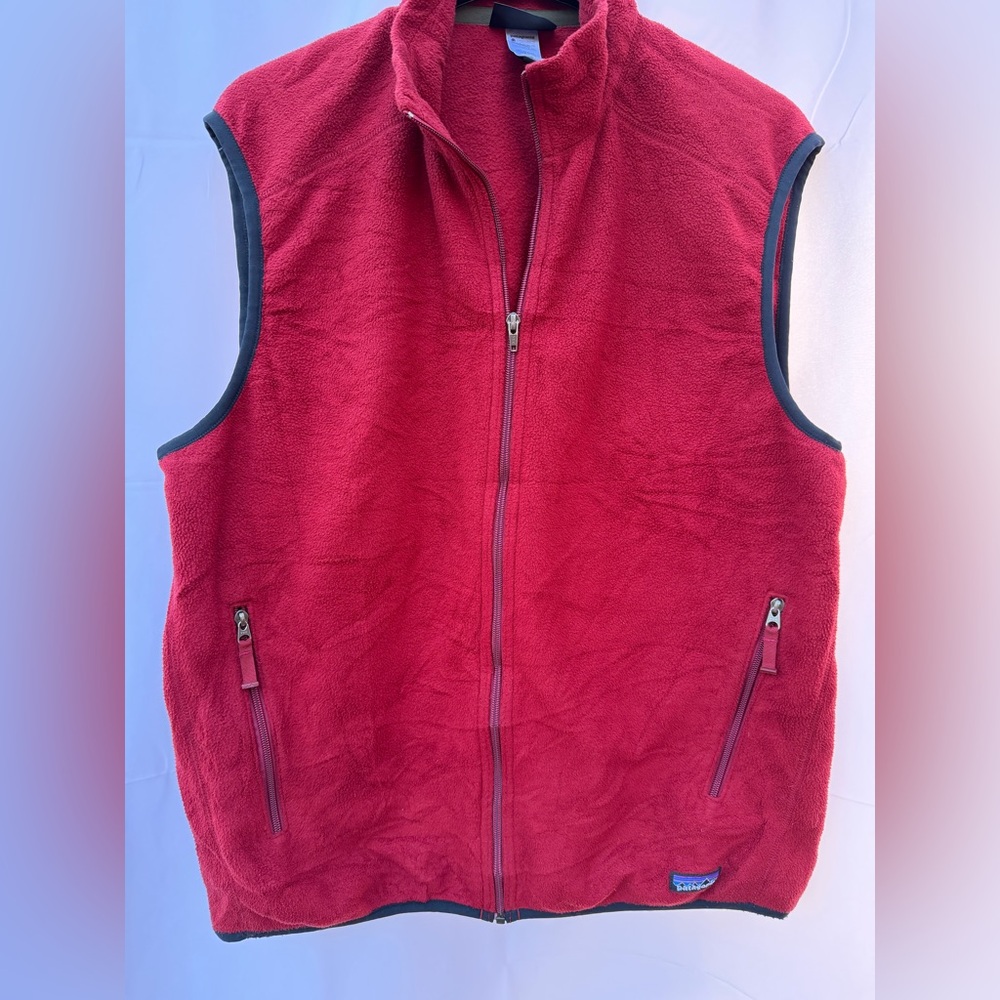 Patagonia Synchilla Men's VEST AUTH. VINTAGE MADE IN USA Vest SIZE XL HARD FIND